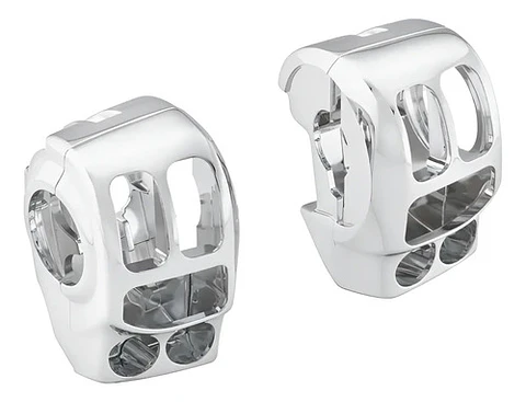 Harley-davidson Chrome Switch Housing Kit 71500185 Original