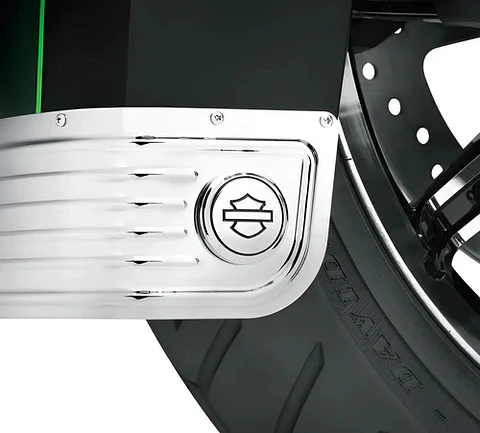 Harley-davidson Front Fender Skirt Hd Bar Shield Medallion