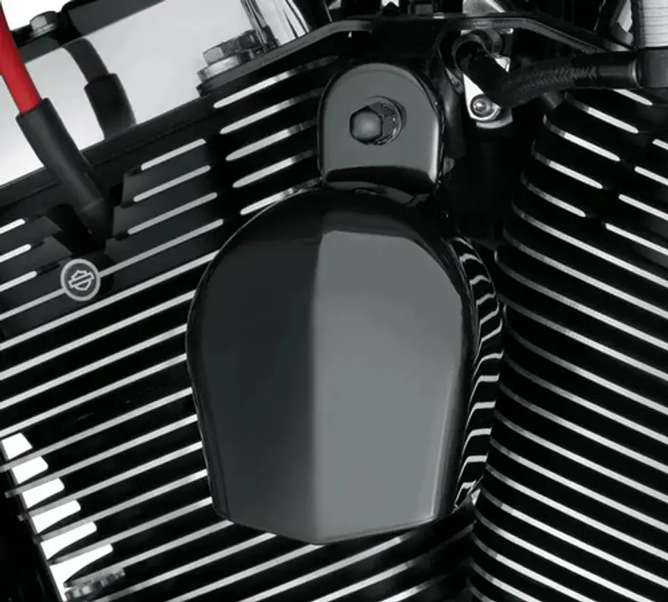 Capa Buzina Preta Harley-davidson 1993+ Horn Cover Kit 1