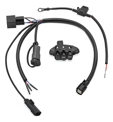 Harley-davidson Auxiliary Power Switch Kit - Fairing Mount