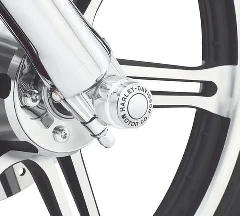 Harley-davidson Motor Co. Front Axle Nut Covers 44148-07a