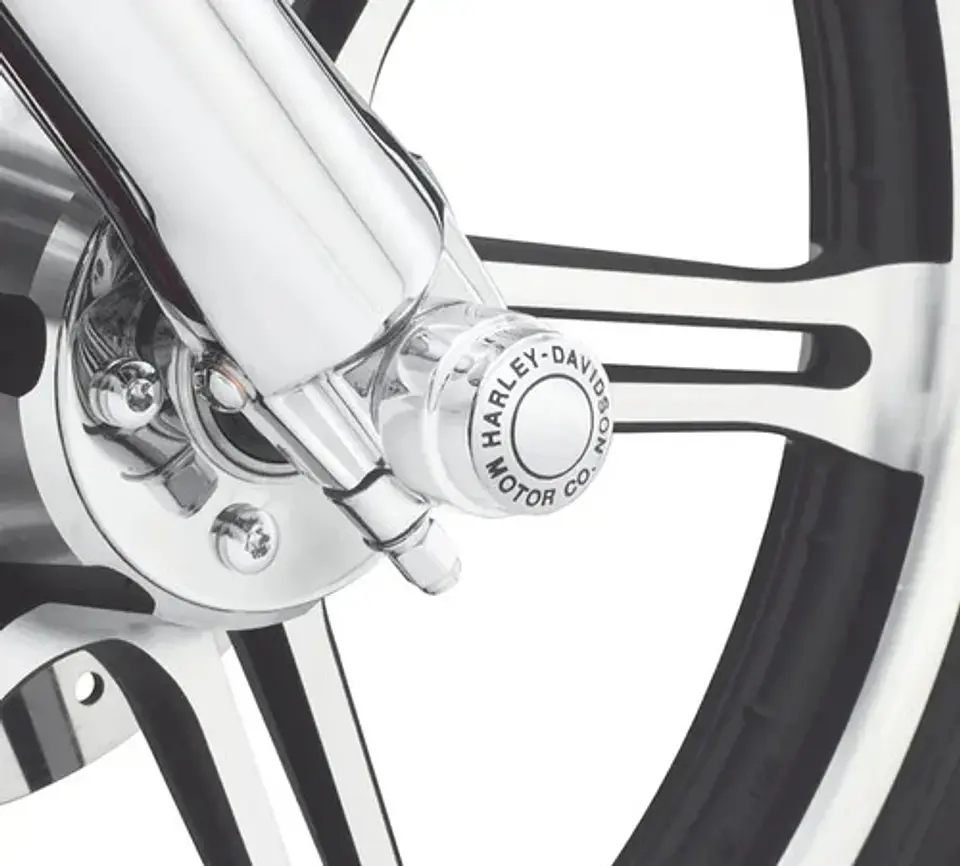 Harley-davidson Motor Co. Front Axle Nut Covers 44148-07a 1