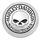 Harley-davidson Front Fender Skirt Willie G Skull Medallion - Thumbnail 3