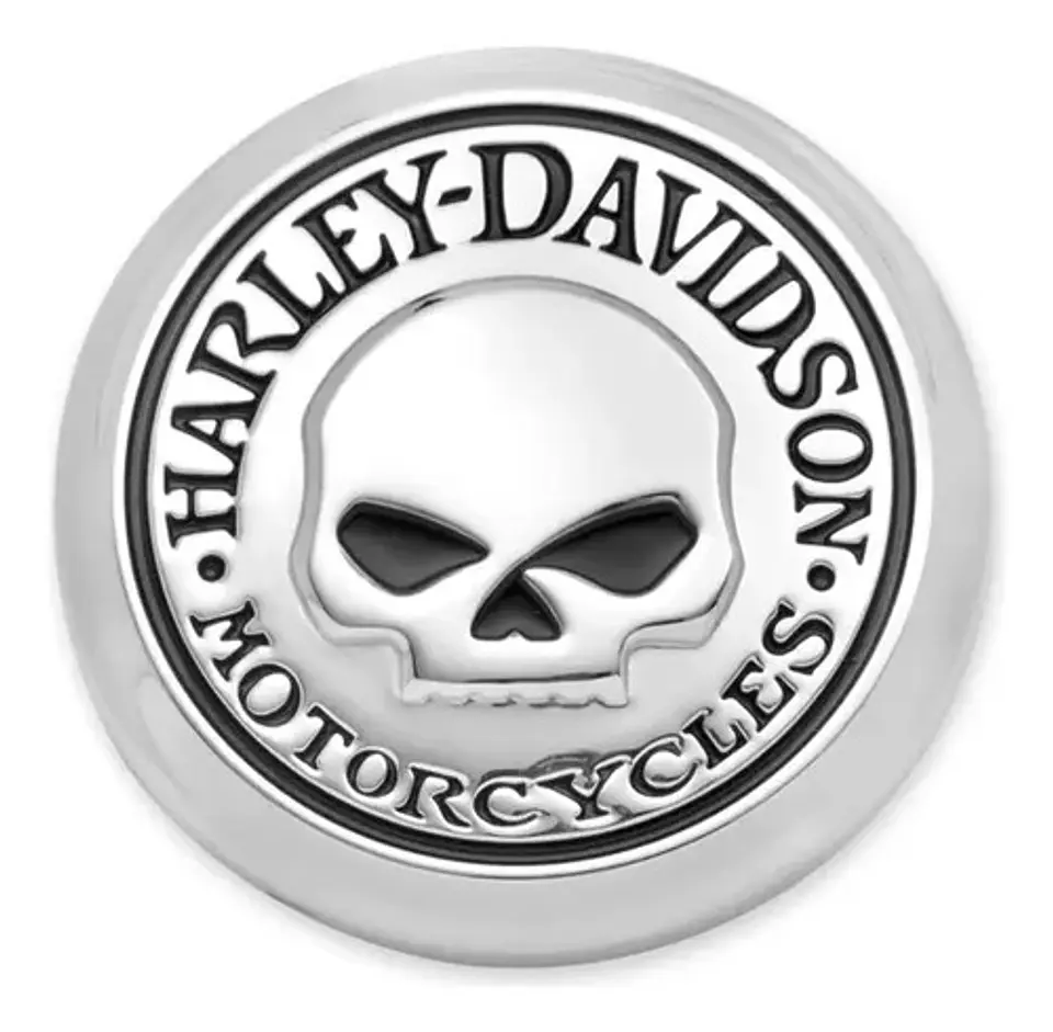 Harley-davidson Front Fender Skirt Willie G Skull Medallion 3