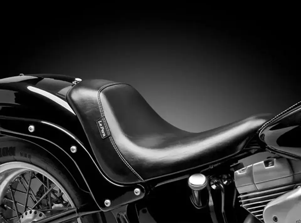 Le Pera Bare Bones Solo Seat Vinyl Lk-007 To Harley-davidson 1