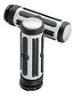 Harley-davidson 2008-2025 Chrome And Rubber Hand Grips - Thumbnail 1