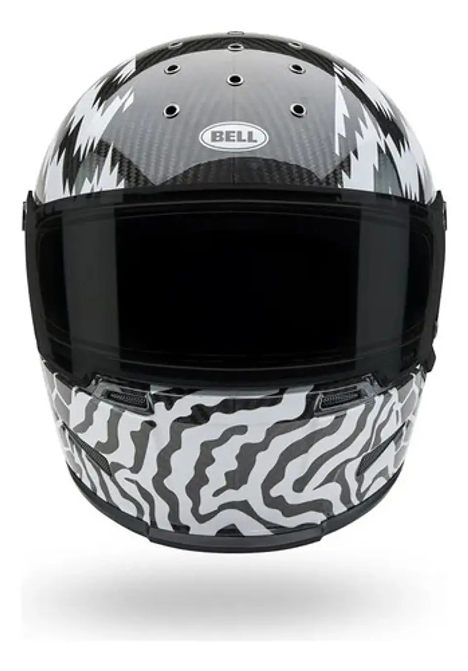Bell Eliminator Carbon Deathspray Black/white 1