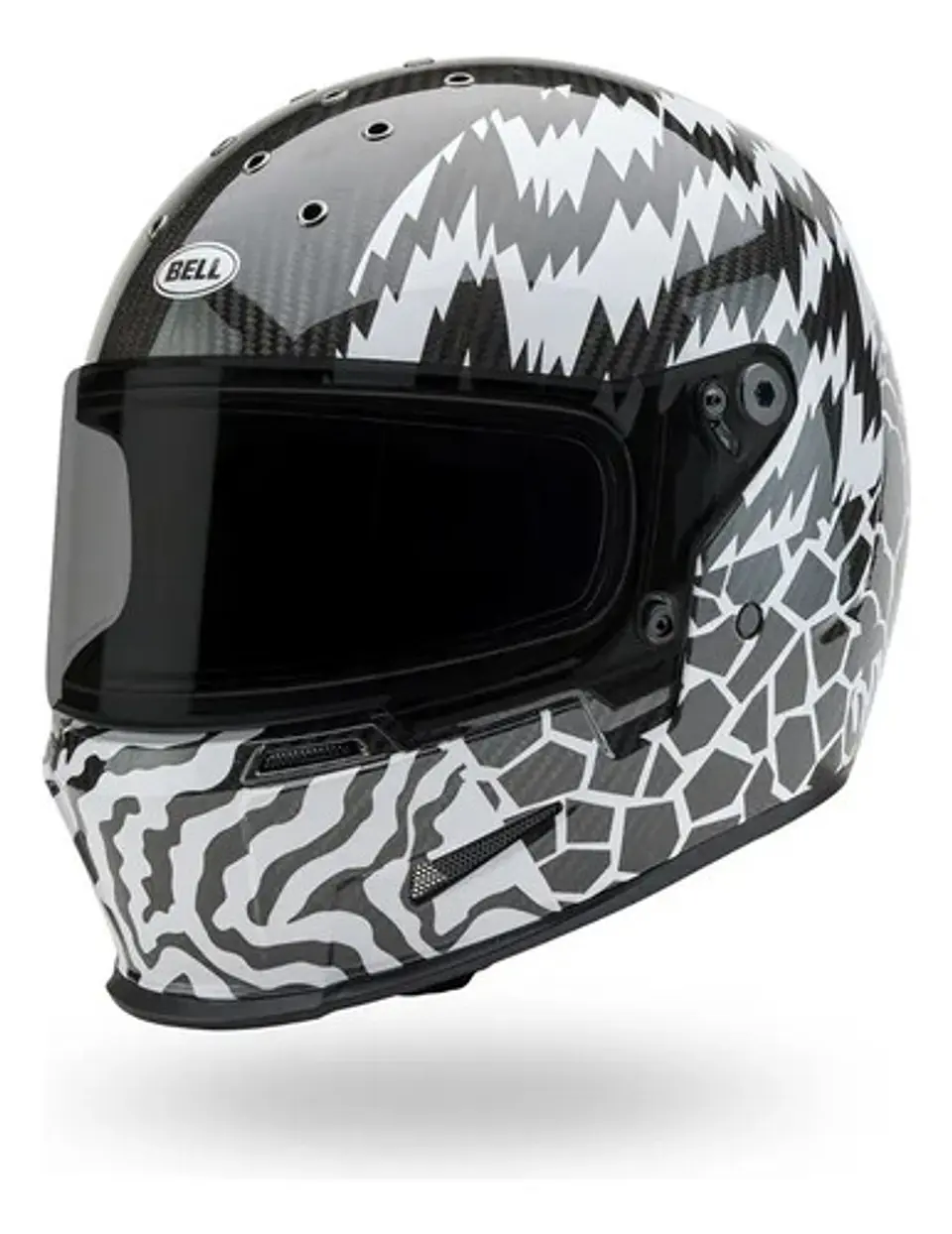 Bell Eliminator Carbon Deathspray Black/white 3