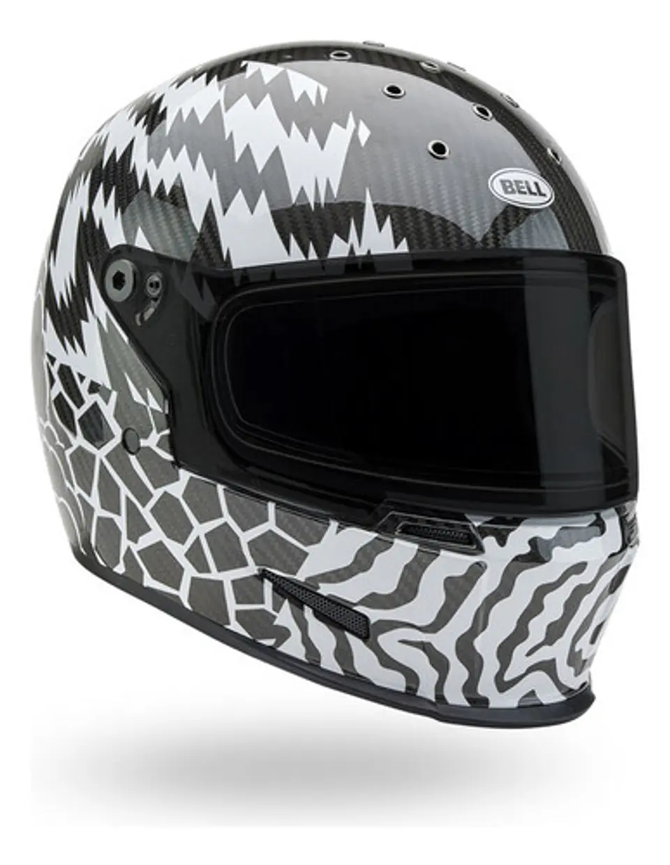 Bell Eliminator Carbon Deathspray Black/white 4