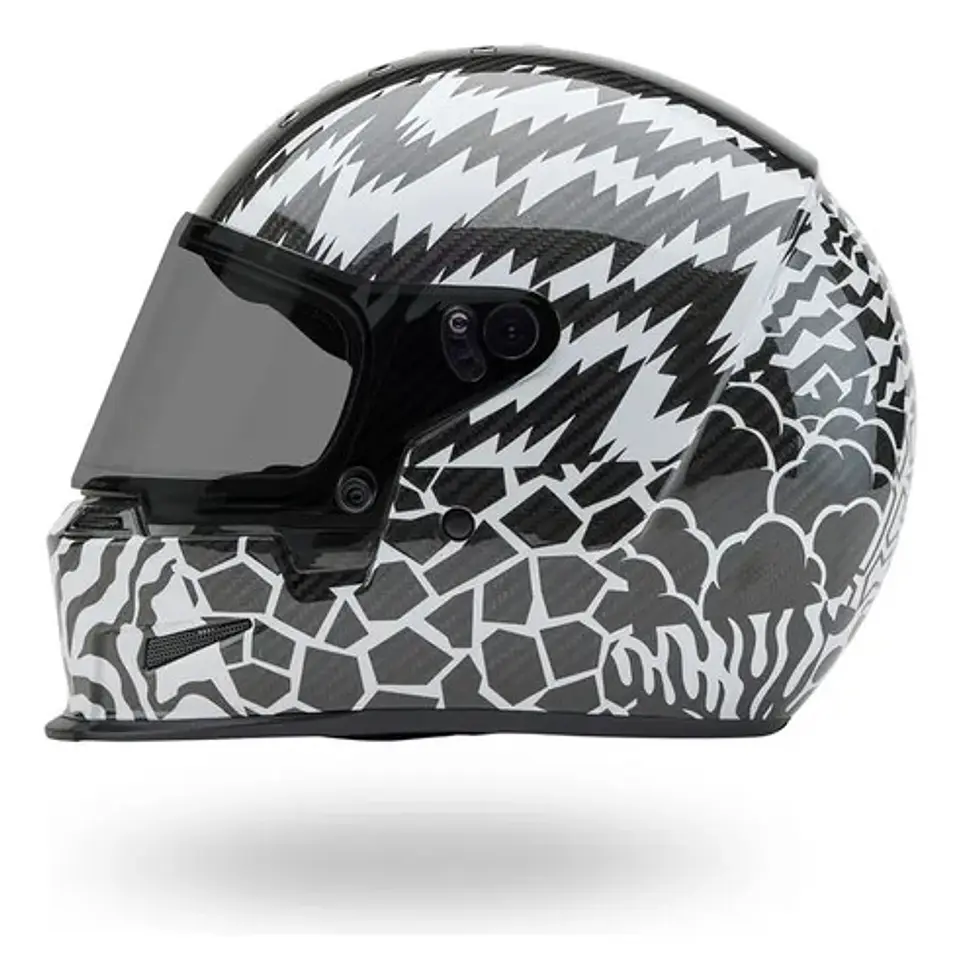 Bell Eliminator Carbon Deathspray Black/white 5
