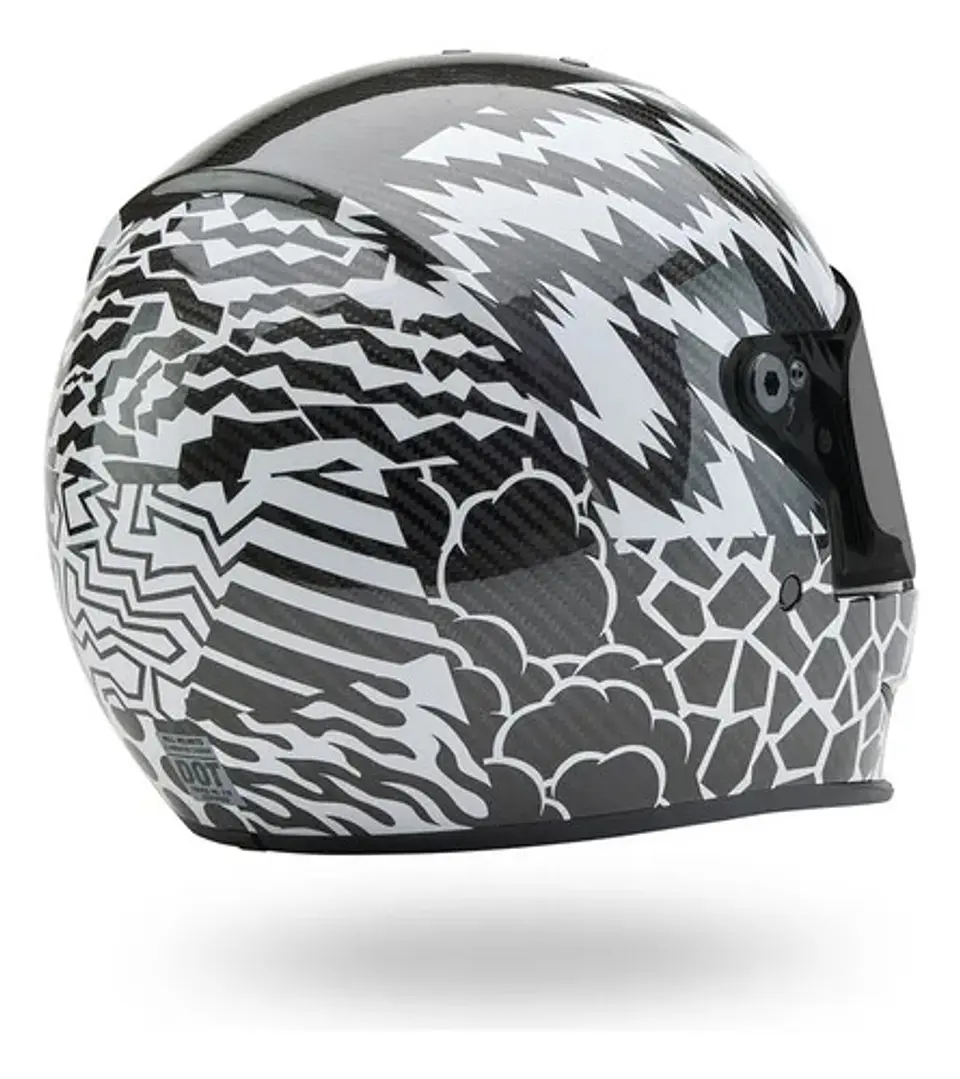 Bell Eliminator Carbon Deathspray Black/white 7