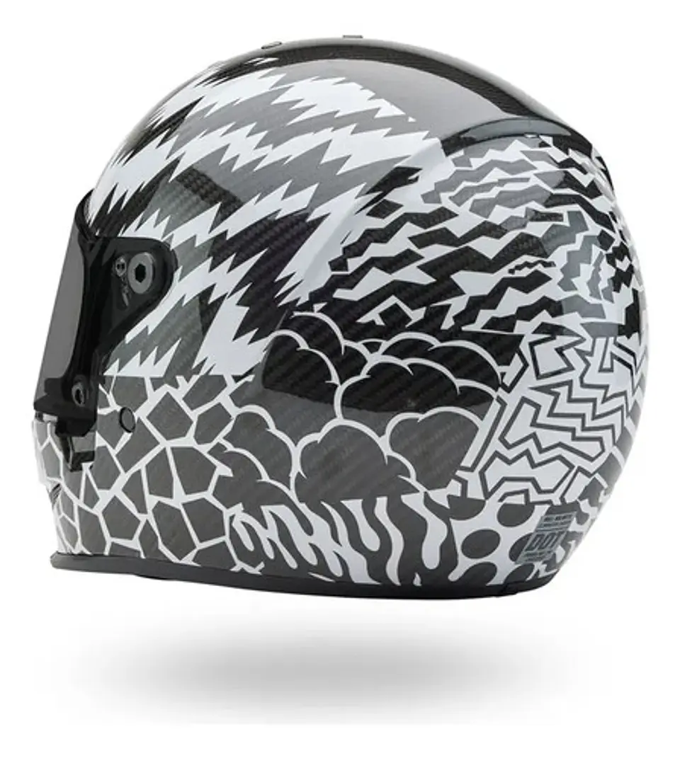 Bell Eliminator Carbon Deathspray Black/white 8