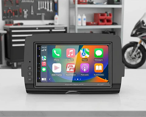 Power Acoustik Multimidia Radio For Harley-davidson 14+