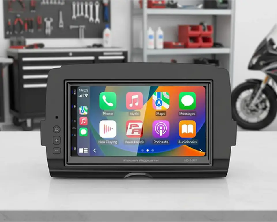 Power Acoustik Multimidia Radio For Harley-davidson 14+ 1