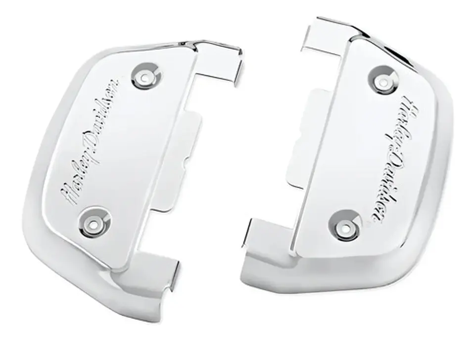 Harley-davidson Script Passenger Footboard Covers 50782-91 1