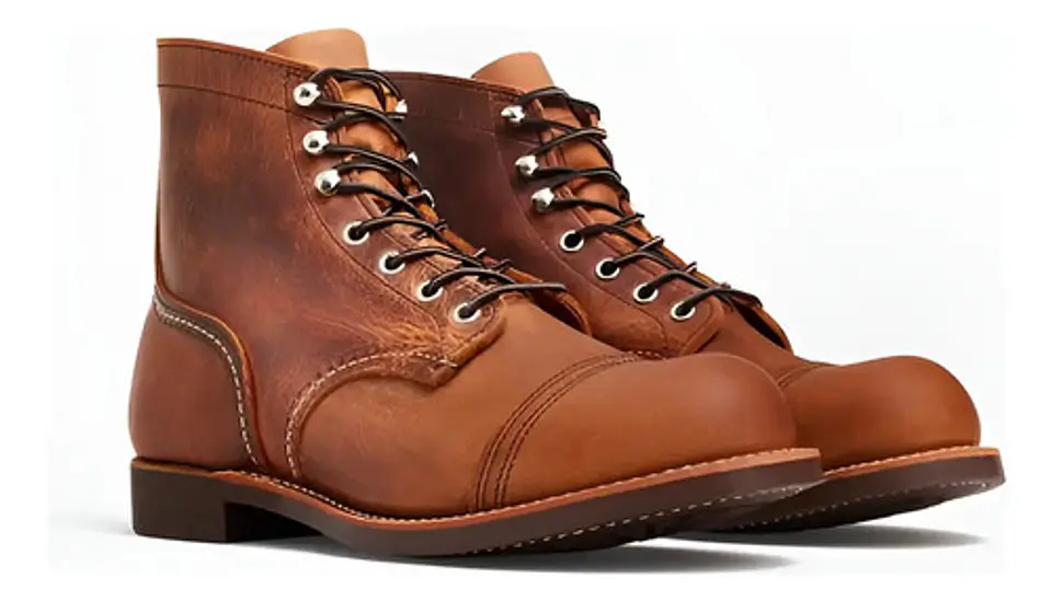 Red Wings Shoes Heritage Iron Ranger Men 6  Boot Leather 1