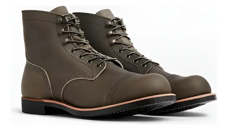 Red Wings Shoes Heritage Iron Ranger Men 6  Boot Leather 4