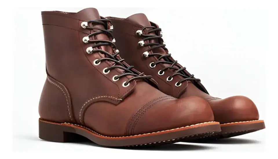 Red Wings Shoes Heritage Iron Ranger Men 6  Boot Leather 7
