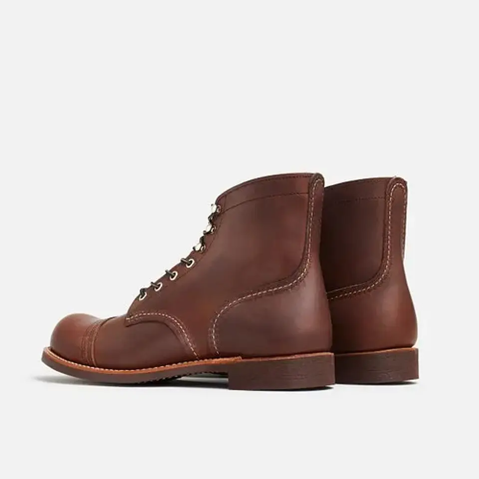 Red Wings Shoes Heritage Iron Ranger Men 6  Boot Leather 8