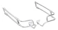 Harley-davidson Saddlebag Guard Rails Chrome 90201903 - Thumbnail 1