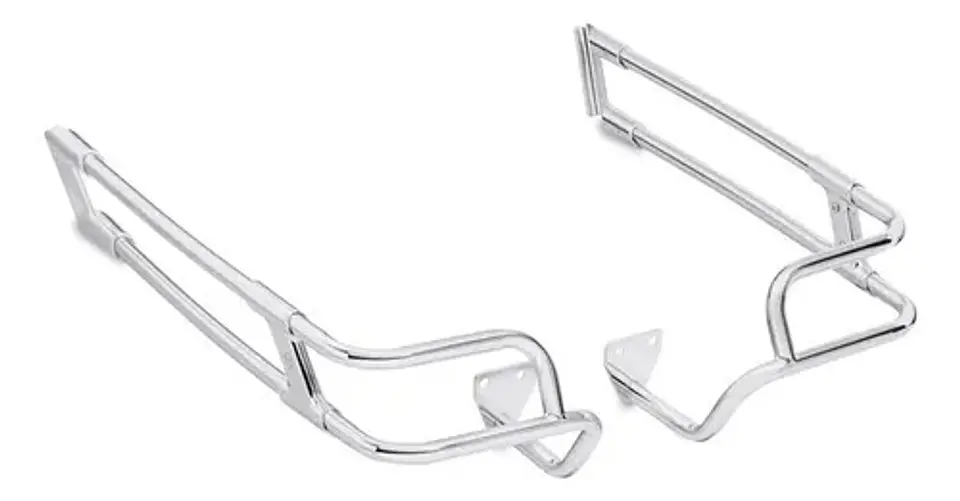 Harley-davidson Saddlebag Guard Rails Chrome 90201903 1