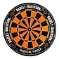 Harley-davidson Classic Dartboard + Hd Rally Darts 6 Set - Thumbnail 1