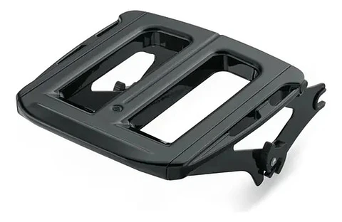 Harley-davidson Adjustable Two-up Gloss Black Luggage Rack