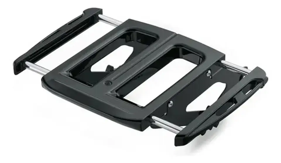Harley-davidson Adjustable Two-up Gloss Black Luggage Rack 2