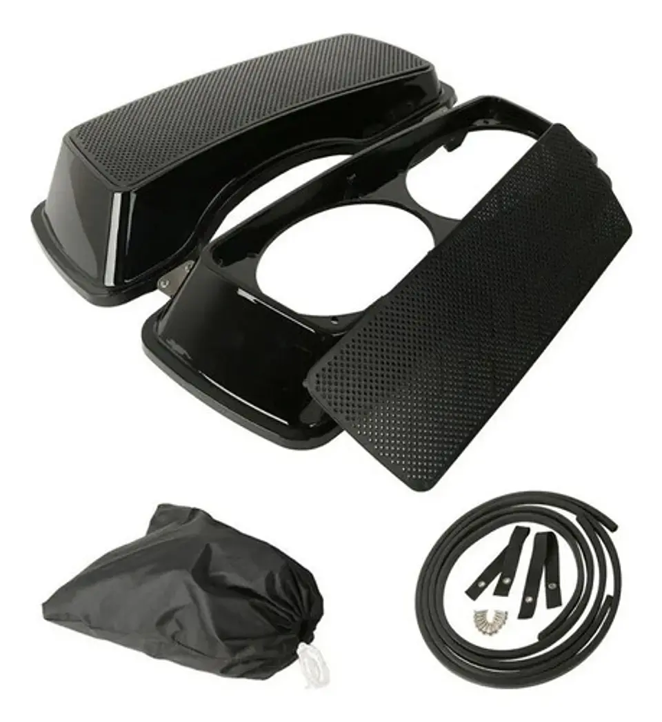 Saddlebag Lids Dual 6x9 Speaker Cutouts Harley Touring 93-13 1