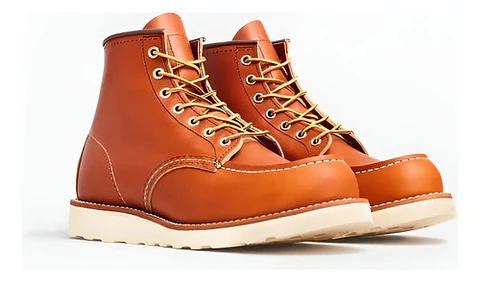 Red Wings Shoes Heritage Classic Moc Men 6  Boot Leather