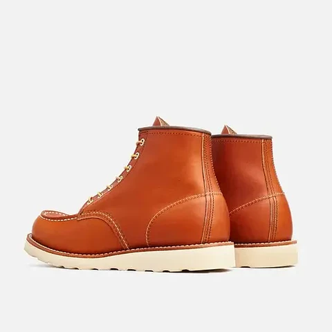 Red Wings Shoes Heritage Classic Moc Men 6  Boot Leather