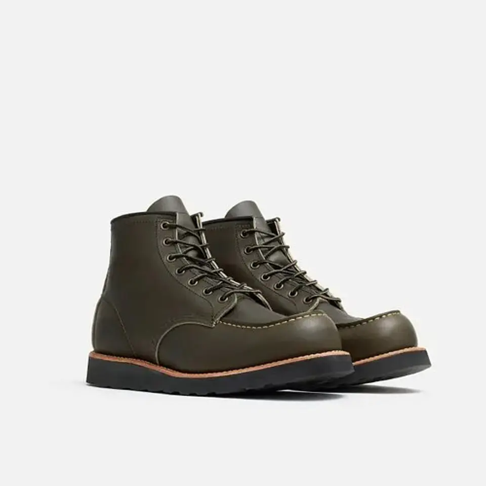 Red Wings Shoes Heritage Classic Moc Men 6  Boot Leather 7