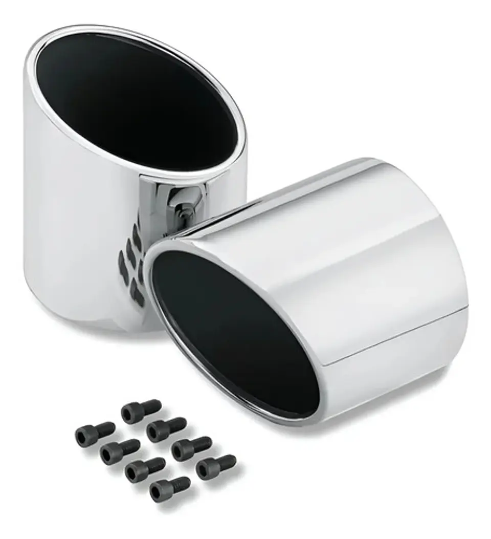 Harley-davidson Slash Up/down/out 4 In. End Caps 65100019 1