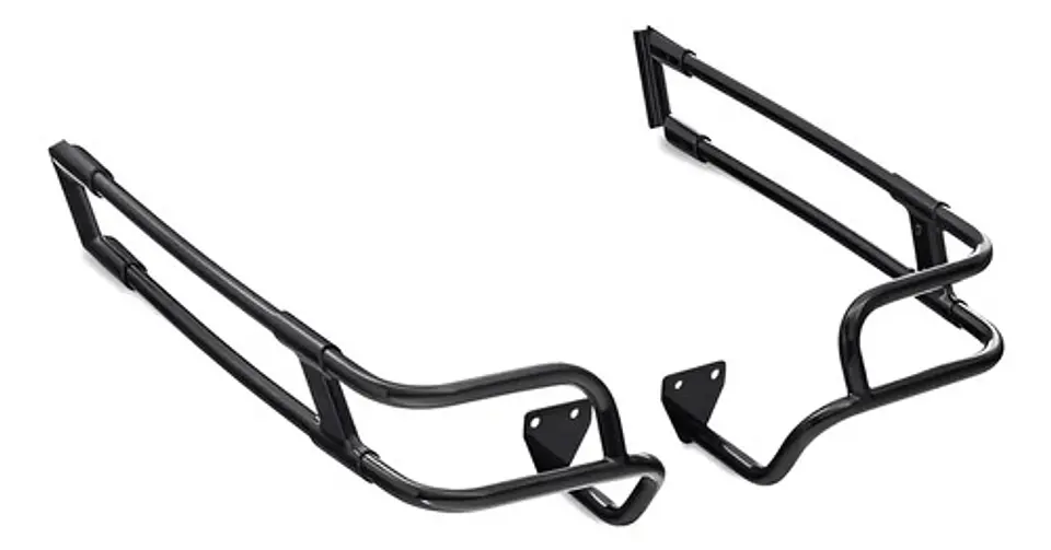 Harley-davidson Saddlebag Guard Rails Black 90201902 1