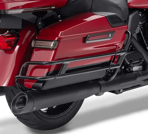 Harley-davidson Saddlebag Guard Rails Black 90201902