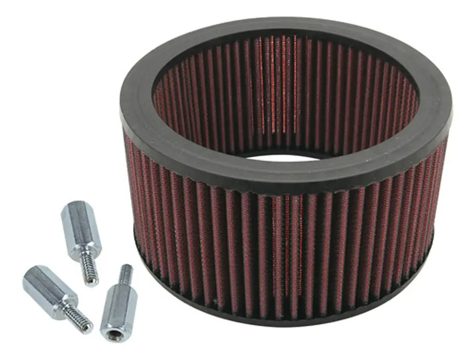 S&s Cycle Teardrop High Flow Air Filter Kit With Spacers 1