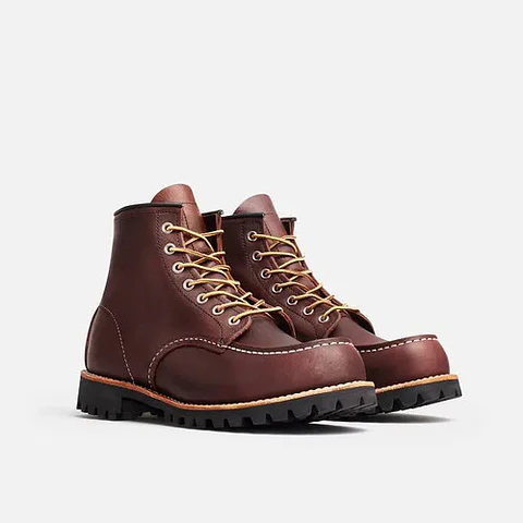 Red Wings Shoes Heritage Roughneck Men 6  Boot Leather