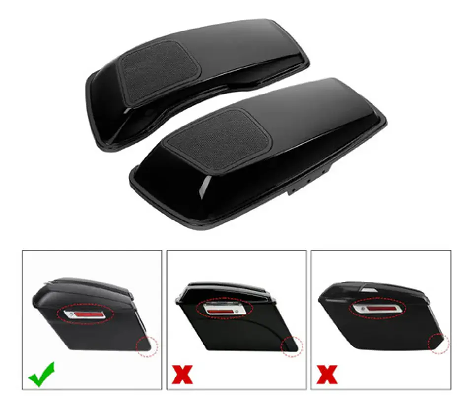 Saddlebag Lids Cutouts 6x9 For Harley-davidson Touring 14-24 8