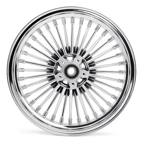 Fat Spoke Rear Wheel 16 X 3,5 Harley-davidson Chrome