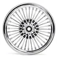 Fat Spoke Rear Wheel 16 X 3,5 Harley-davidson Chrome - Thumbnail 2