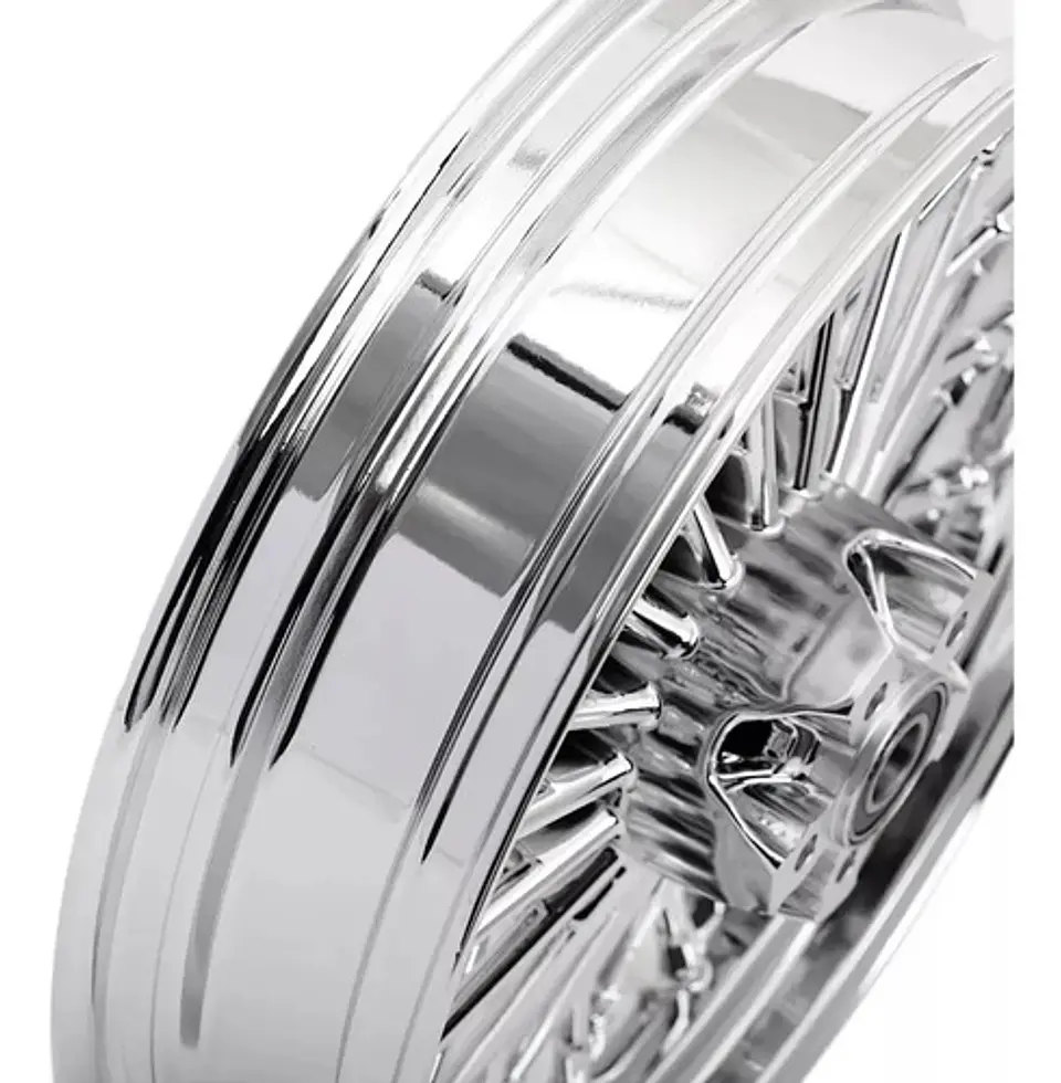 Fat Spoke Rear Wheel 16 X 3,5 Harley-davidson Chrome 3