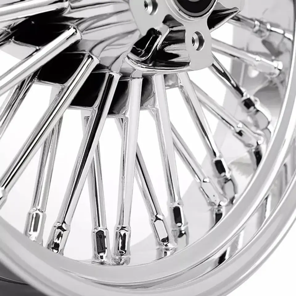 Fat Spoke Rear Wheel 16 X 3,5 Harley-davidson Chrome 5