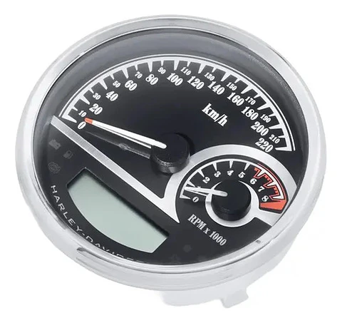 Harley-davidson Black Dial Analog Speedometer/tachometer