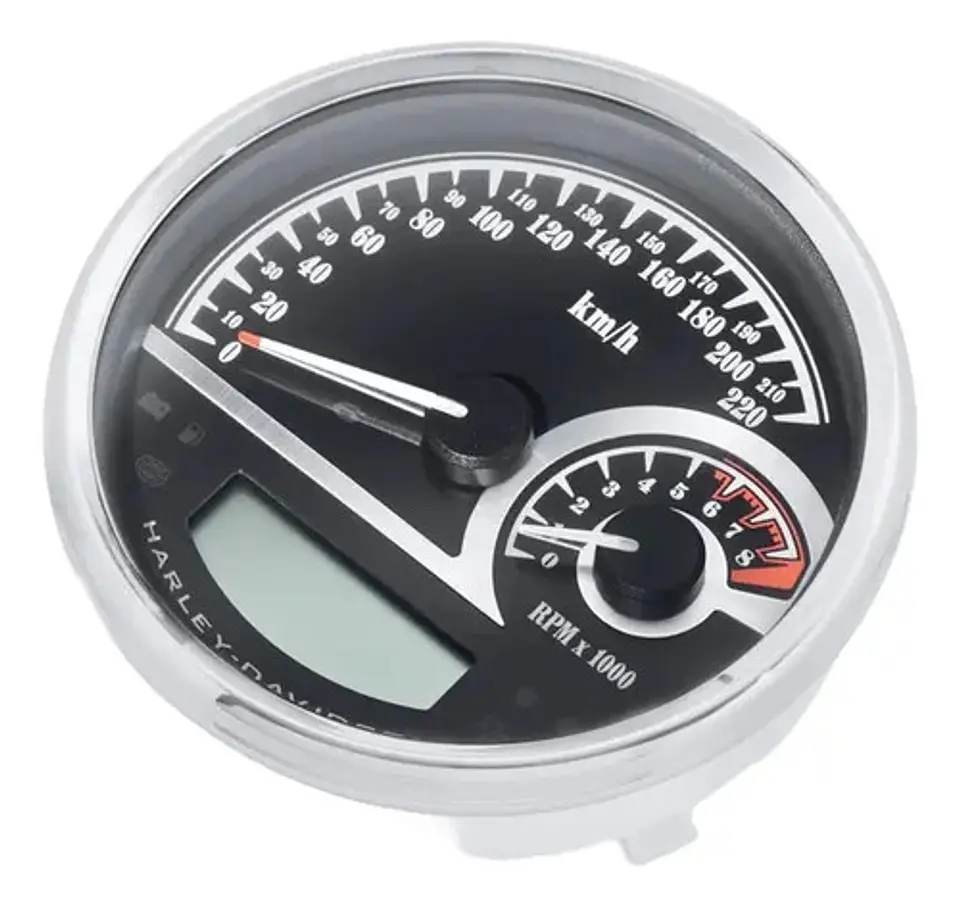 Harley-davidson Black Dial Analog Speedometer/tachometer 2
