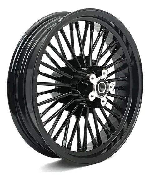 Fat Spoke Rear Wheel 16 X 3,5 Harley-davidson Black