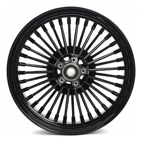 Fat Spoke Rear Wheel 16 X 3,5 Harley-davidson Black