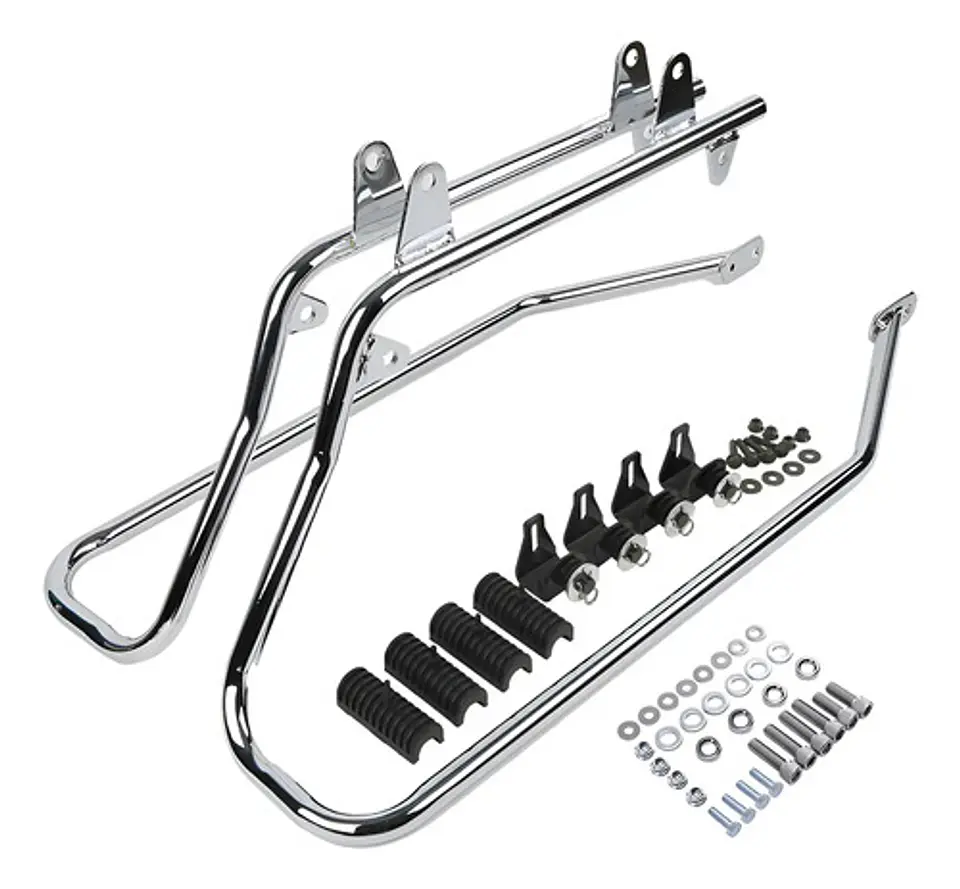 Kit Suporte Alforje Para Harley-davidson Softail 7