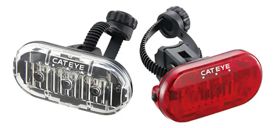 Kit Iluminação Bicicleta Led Cateye Omni 3 Frontal Traseira 1