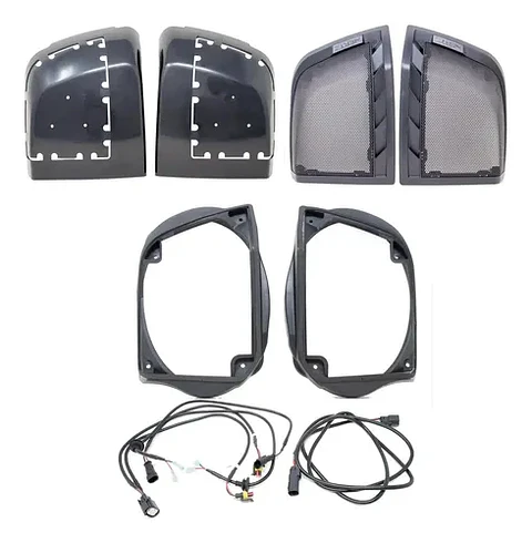 Hertz Lid Kit + Wire Harness Para Harley-davidson Touring