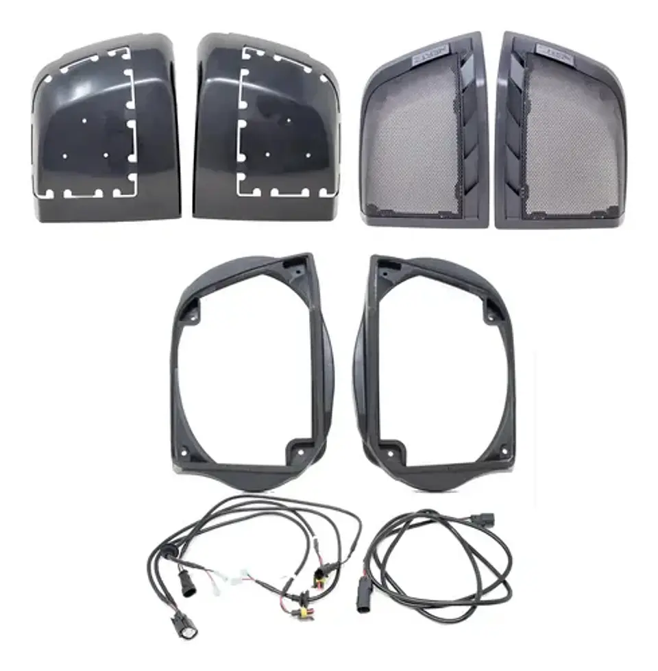 Hertz Lid Kit + Wire Harness Para Harley-davidson Touring 1